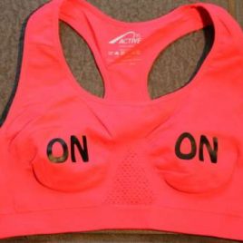 Sports Bra – Neon red Size M