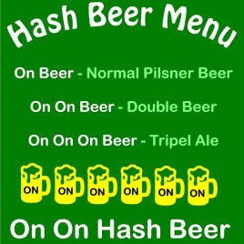 Design no. 24 – Beer menu