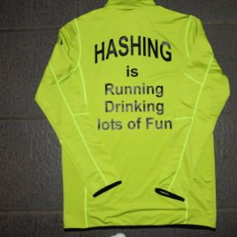 Lime green mens performance top – hash fit