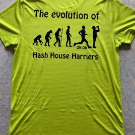 Mens performance Top with your hash name