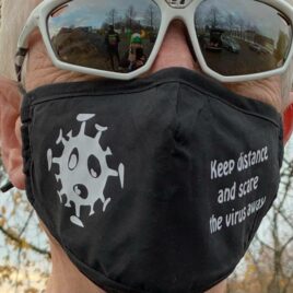 scare the virus away Mask